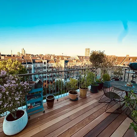 Penthouse M 3 Sovevaerelser Og Tagterrasse Copenhague