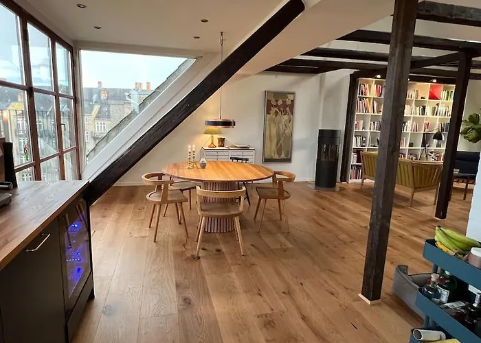 Penthouse Med Egen Tagterrasse Apartamento Copenhaga
